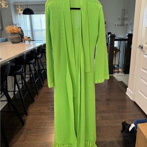 Hanifa Vibrant Green Women's Sweater